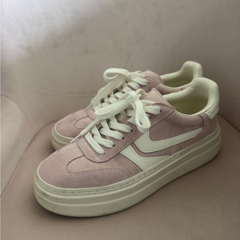 Steve Madden dodge pink sneakers